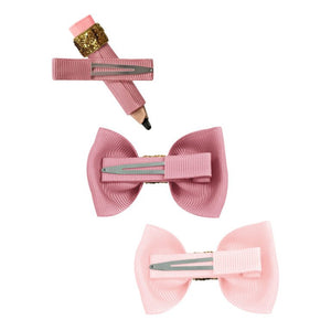 Milledeux Pencil Hairclips Pink