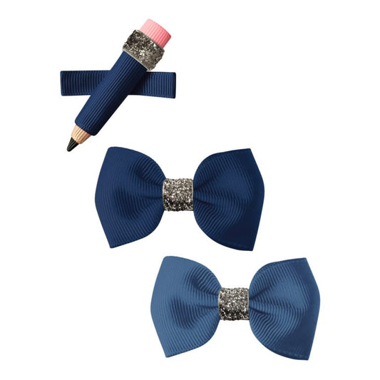 Milledeux Pencil Hairclips Blue