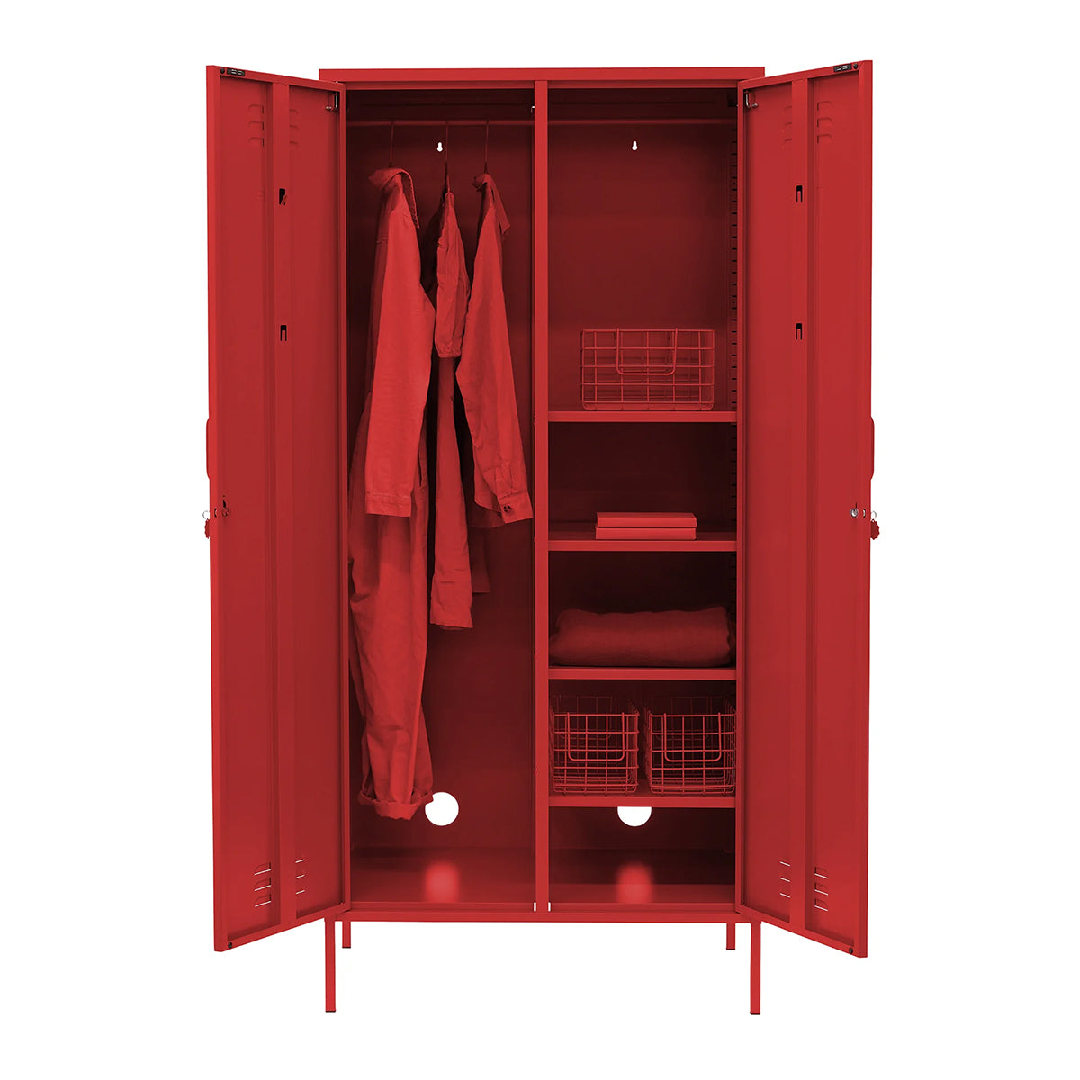 Mustard Made locker in Poppy