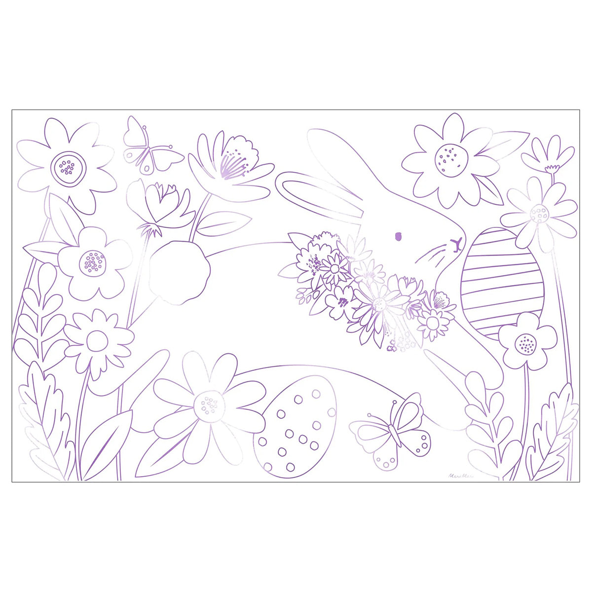 Meri Meri Easter Colouring Poster for boys/girls