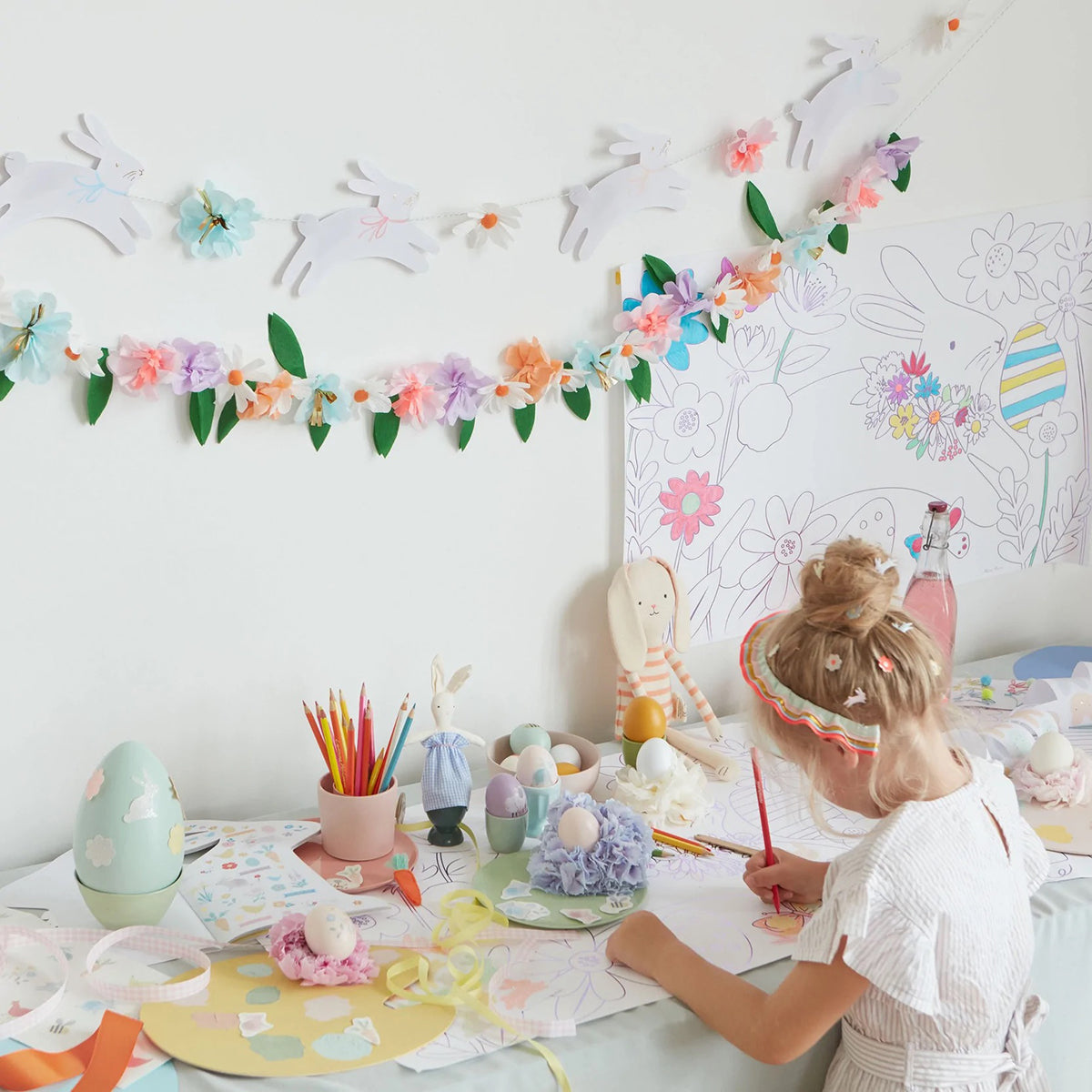 Meri Meri Easter Colouring Poster for little ones