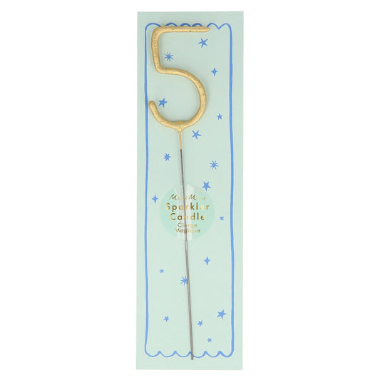 Meri Meri Gold Sparkler Candle - 5