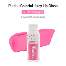 Load image into Gallery viewer, Puttisu Juicy Lip Gloss | 02 Pink Bubblegum