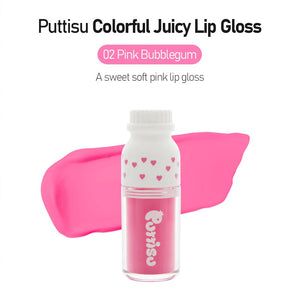 Puttisu Juicy Lip Gloss | 02 Pink Bubblegum