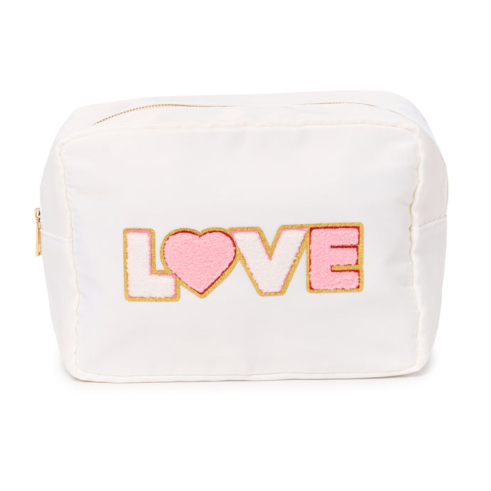 Malibu Sugar Pouch With Valentine's Day Love Patch - Large