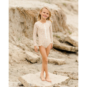 Rylee + Cru Rash Guard One Piece for toddlers and kids/children