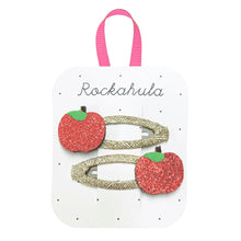 Load image into Gallery viewer, Rockahula Rosy Red Apple Clips