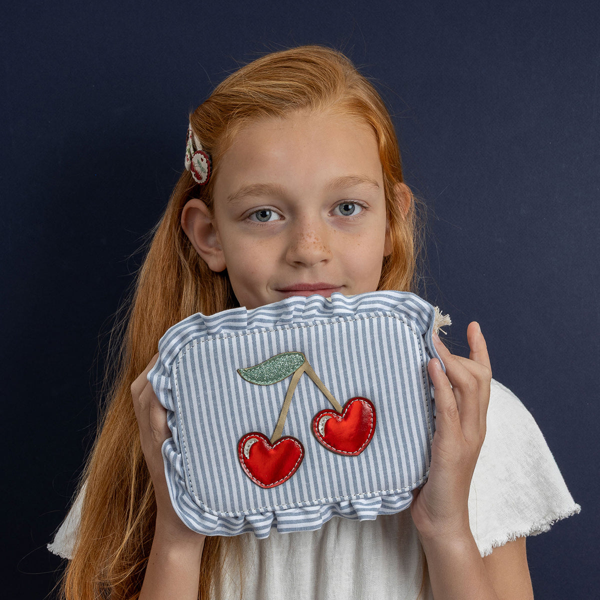 Mimi & Lula Striped Cherry Bag