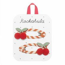 Load image into Gallery viewer, Rockahula Kids Stripy Cherry Clips