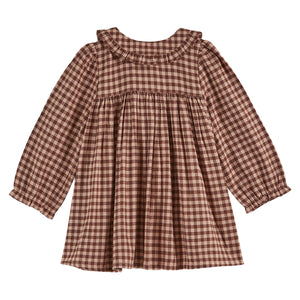 Emile Et Ida Gingham Baby Doll Dress