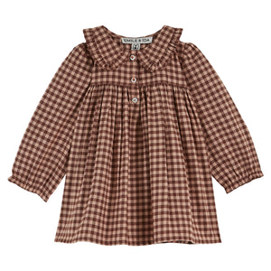 Emile Et Ida Gingham Baby Doll Dress