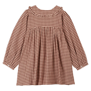 Emile Et Ida Gingham Baby Doll Dress