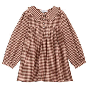 Emile Et Ida Gingham Baby Doll Dress