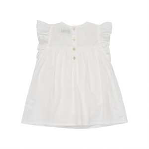 The New Society Bianca Baby Dress in off white for babies and toddlers