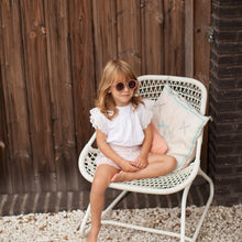 Load image into Gallery viewer, white bali t-shirt from Bonheur du Jour for babies, toddlers, kids/children