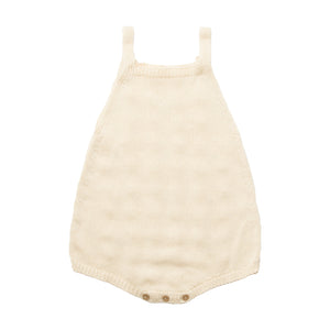 Dominos Knitted Romper - Milk Organic Cotton Knit for babies, toddlers