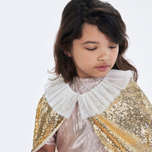 Load image into Gallery viewer, Meri Meri Gold Sparkle Cape Costume