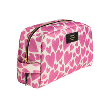 Load image into Gallery viewer, Wouf Pink Love Large Toiletry Bag / Makeup bag
