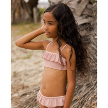 Load image into Gallery viewer, Rylee + Cru Parker Bikini with metallic lipstick colour for kids/children