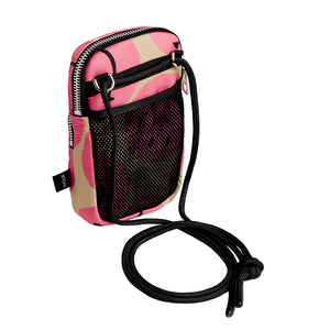 Wouf Smiley® Crossbody Phone Bag in pink