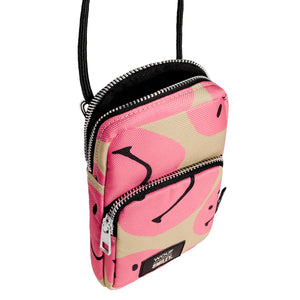 Wouf pink Smiley® Crossbody Phone Bag