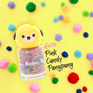 Puttisu 3-Colour Nail Art Kit - C16 FALL IN LOVE, B01 TWINKLE PINK, G06 PINK CANDY PANGPANG for kids/children