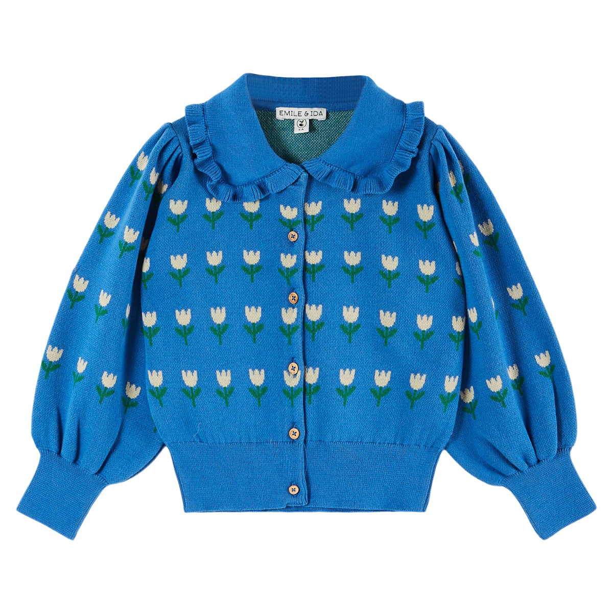 Emile Et Ida Floral Cardigan