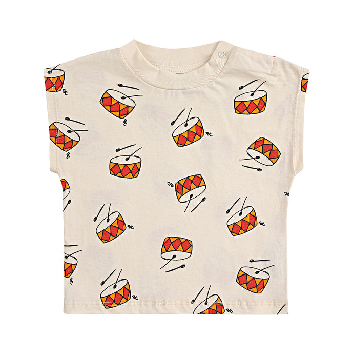 Bobo Choses Play The Drum All Over T-Shirt
