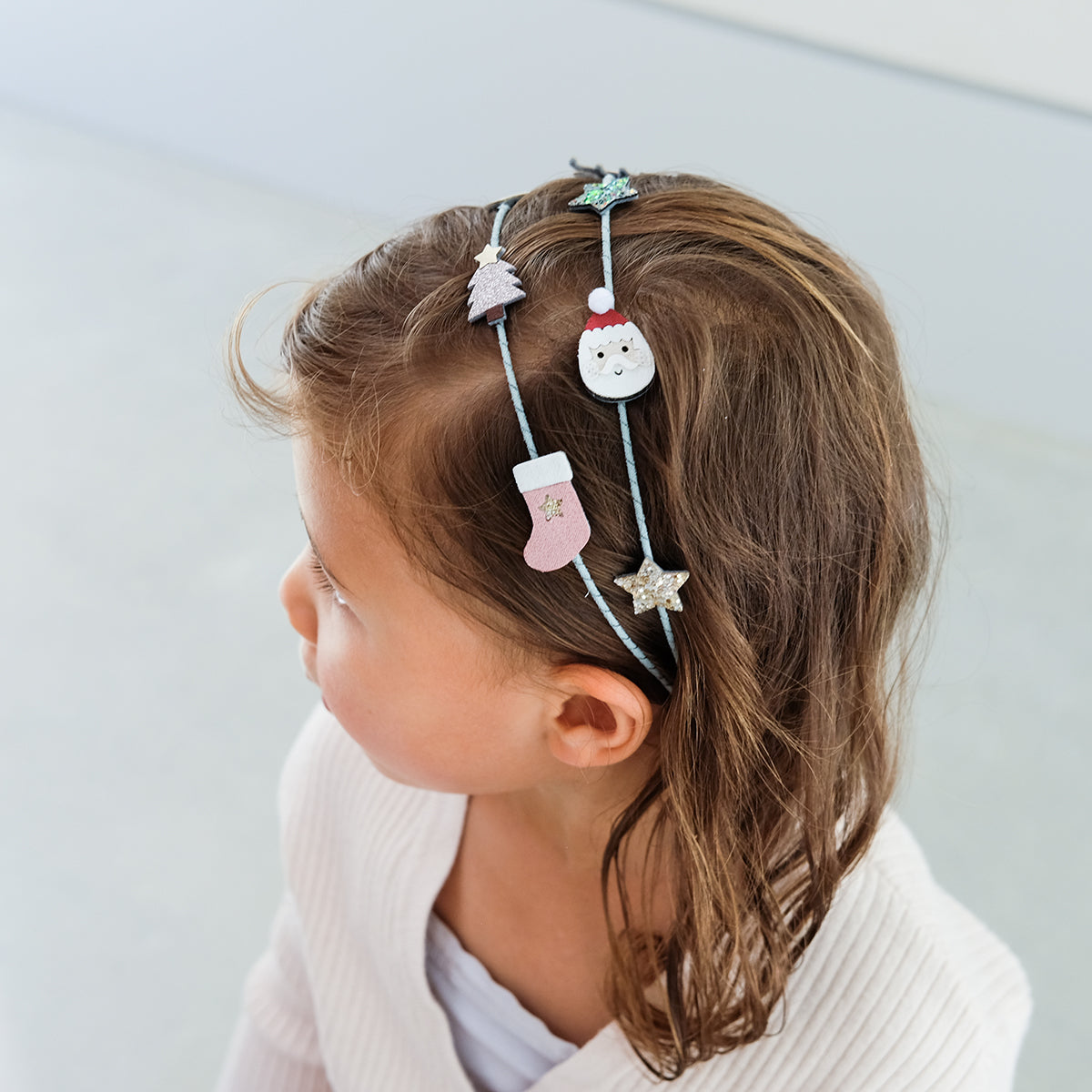 Mimi & Lula Christmas Double Alice Band for toddlers and kids/children
