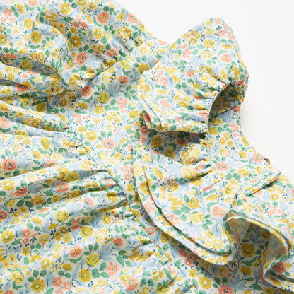 Double Dutch Dress - Astrid Niva Liberty Print Cotton for babies, toddlers and kids/children
