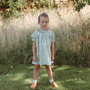 Double Dutch Dress - Astrid Niva Liberty Print Cotton for babies, toddlers and kids/children