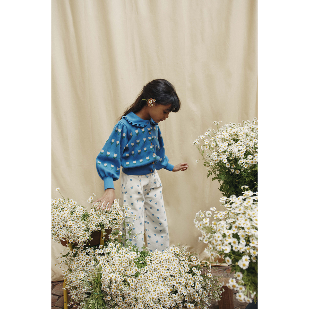 Emile Et Ida Floral Cardigan for toddlers and kids/children