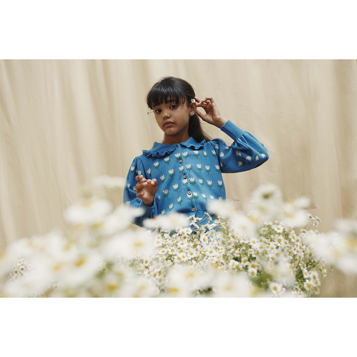 Emile Et Ida Floral Cardigan for toddlers and kids/children