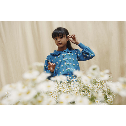Emile Et Ida Floral Cardigan for toddlers and kids/children