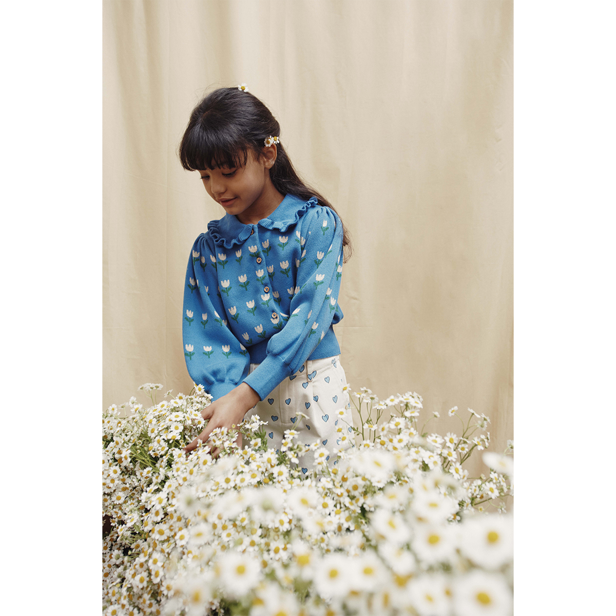 Emile Et Ida Floral Cardigan for toddlers and kids/children