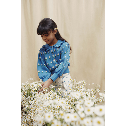 Emile Et Ida Floral Cardigan for toddlers and kids/children