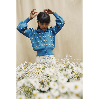 Emile Et Ida Floral Cardigan for toddlers and kids/children