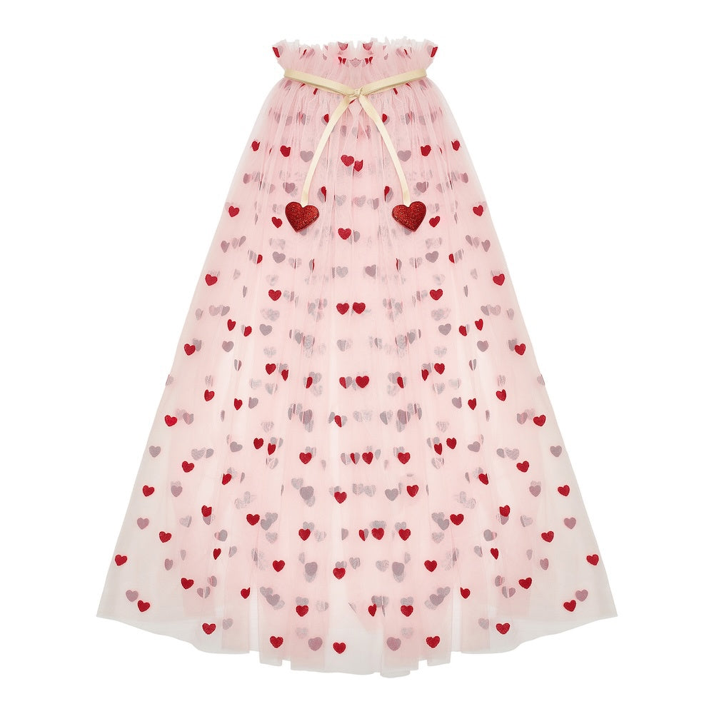 Mimi & Lula Heart Print Cape