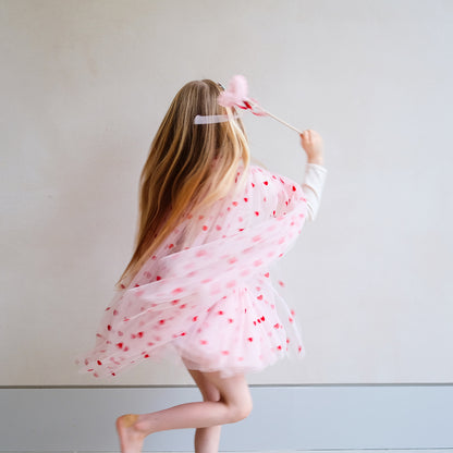 Mimi & Lula Heart Print Cape