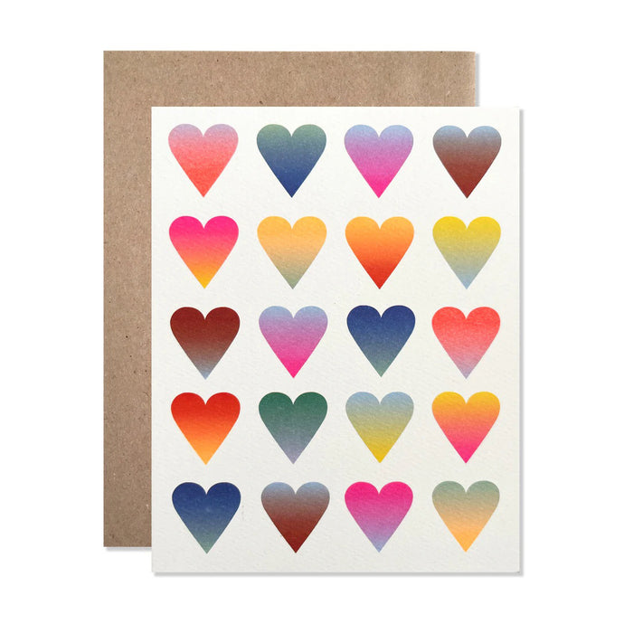 Hartland Cards - Neon Gradient Hearts