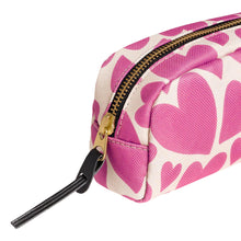 Load image into Gallery viewer, Wouf Pink Love Makeup Bag with water-repellent finish
