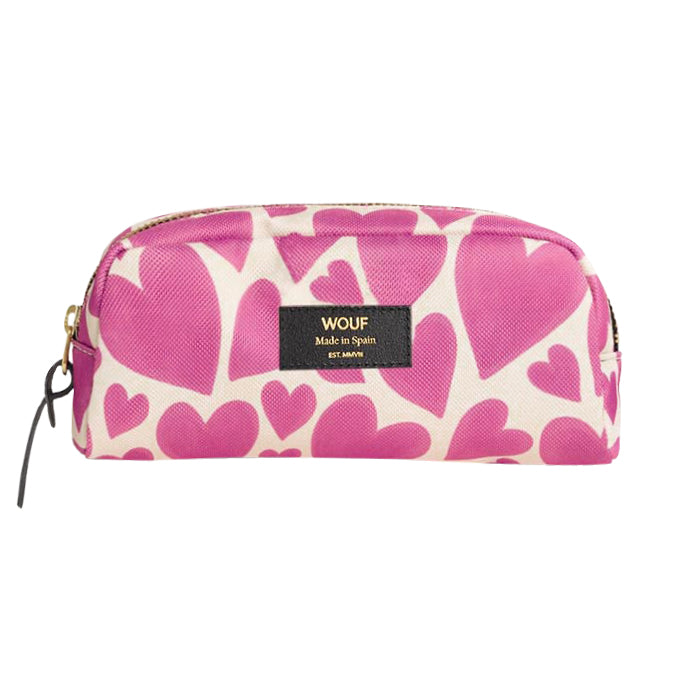 Wouf Pink Love Makeup Bag