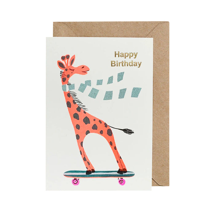 Petra Boase Card - Happy Birthday Giraffe