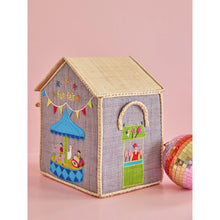 Load image into Gallery viewer, Rice Raffia Toy Storage Basket: Vacation - Small