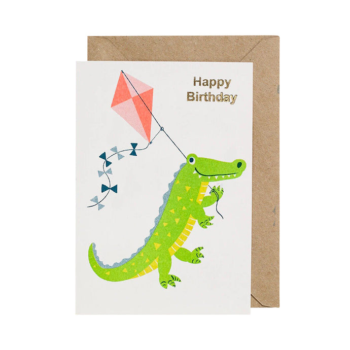 Petra Boase Card - Happy Birthday Croc