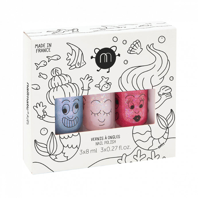 Nailmatic Nail Polish Mermaid Set of 3