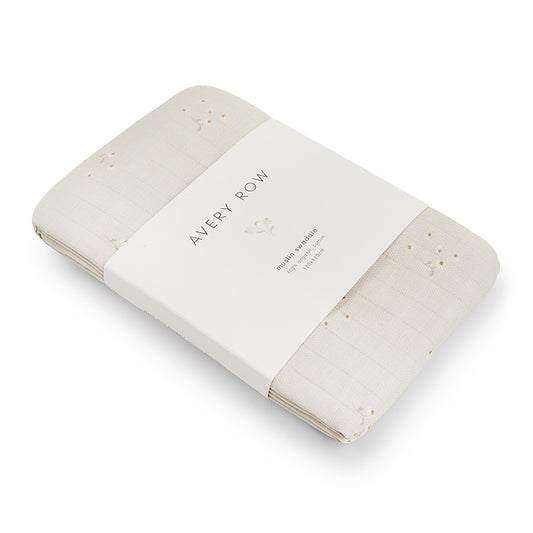 Avery Row Organic Baby Muslin Swaddle