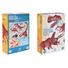 Load image into Gallery viewer, Londji Discover The Dinosaurs Puzzle with magnifying glasses for kids/children