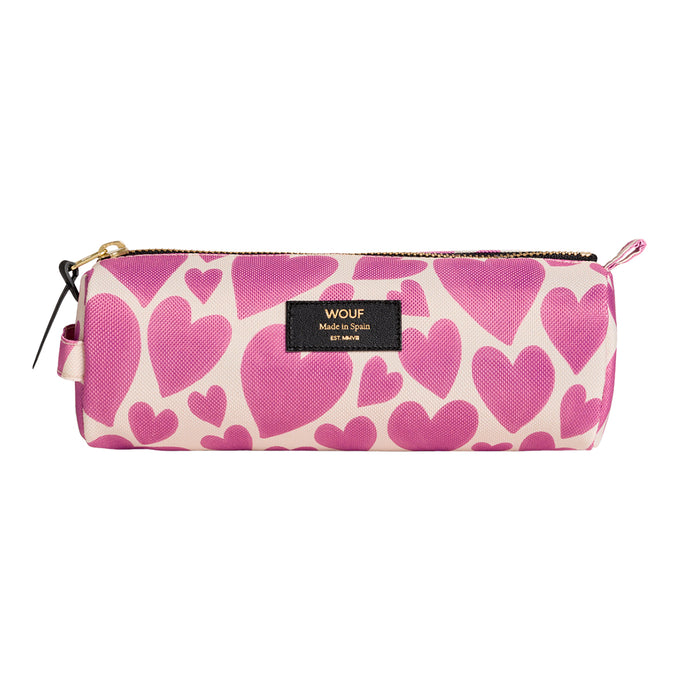 Wouf Pink Love Pencil Case
