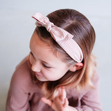 Load image into Gallery viewer, Mimi &amp; Lula Edie Bow Alice Band with hand tied bow